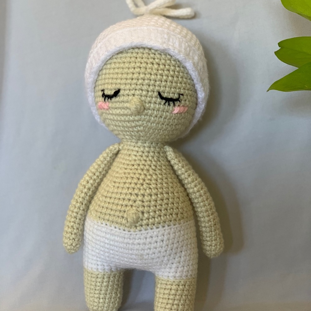 Handmade crochet doll